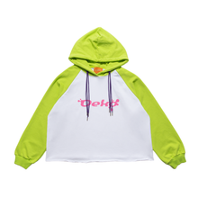 Load image into Gallery viewer, No Errors 6 String Hoodie White / Lime Green Deko
